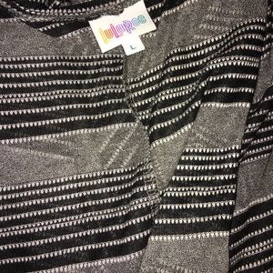 Lularoe Lindsey black and white size large